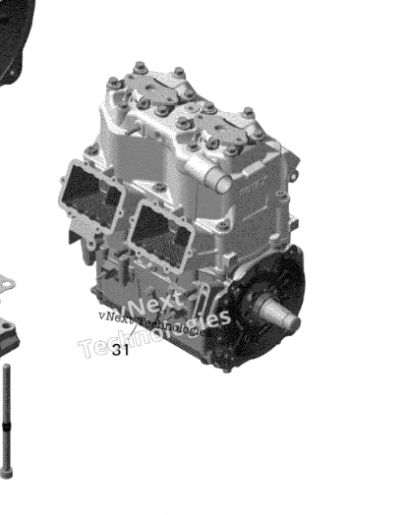 420079755 Шорт-блок двигателя Ski-Doo&Lynx 800R E-TEC
