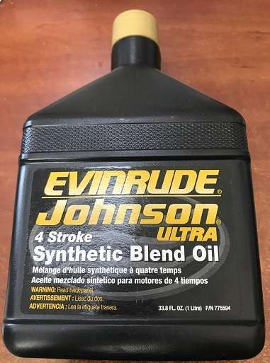 775594 Масло Evinrude® / Johnson® Ultra 4-Stroke Synthetic Blend Oil - для 4-х тактных подвесных двигателей синт., 1л.