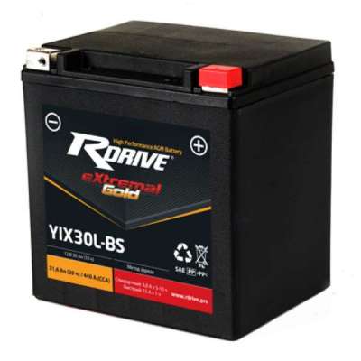 Аккумулятор RDrive Extremal Silver 30 а/ч YIX30L-BS