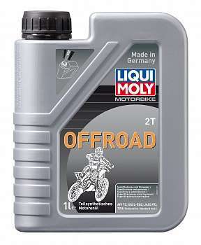 Полусинтетическое моторное масло для 2-тактных м/ц LiquiMoly Motorbike 2T Offroad L-EGD, 1л