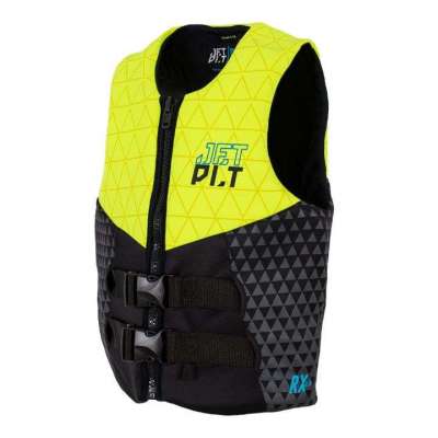 Жилет спасательный неопреновый детский Jetpilot RX Youth Neo Vest ISO 50N Black/Yellow S22 (2105402, 168cm/Teen, S22), 10005030/220922/3255287