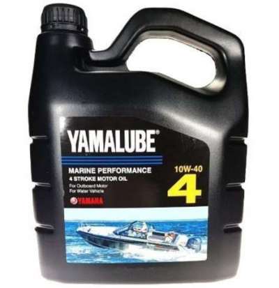 90790-BS466-00 Масло моторное Yamalube 4 SAE 10W-40 Marine Performance Oil, 4 л.