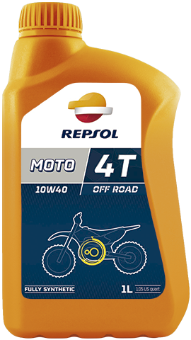 Синтетическое 4-х тактное моторное масло REPSOL MOTO OFF ROAD 10W-40, 1 л.